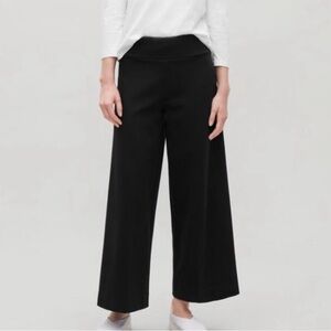 COS Black Wide-Leg Pants